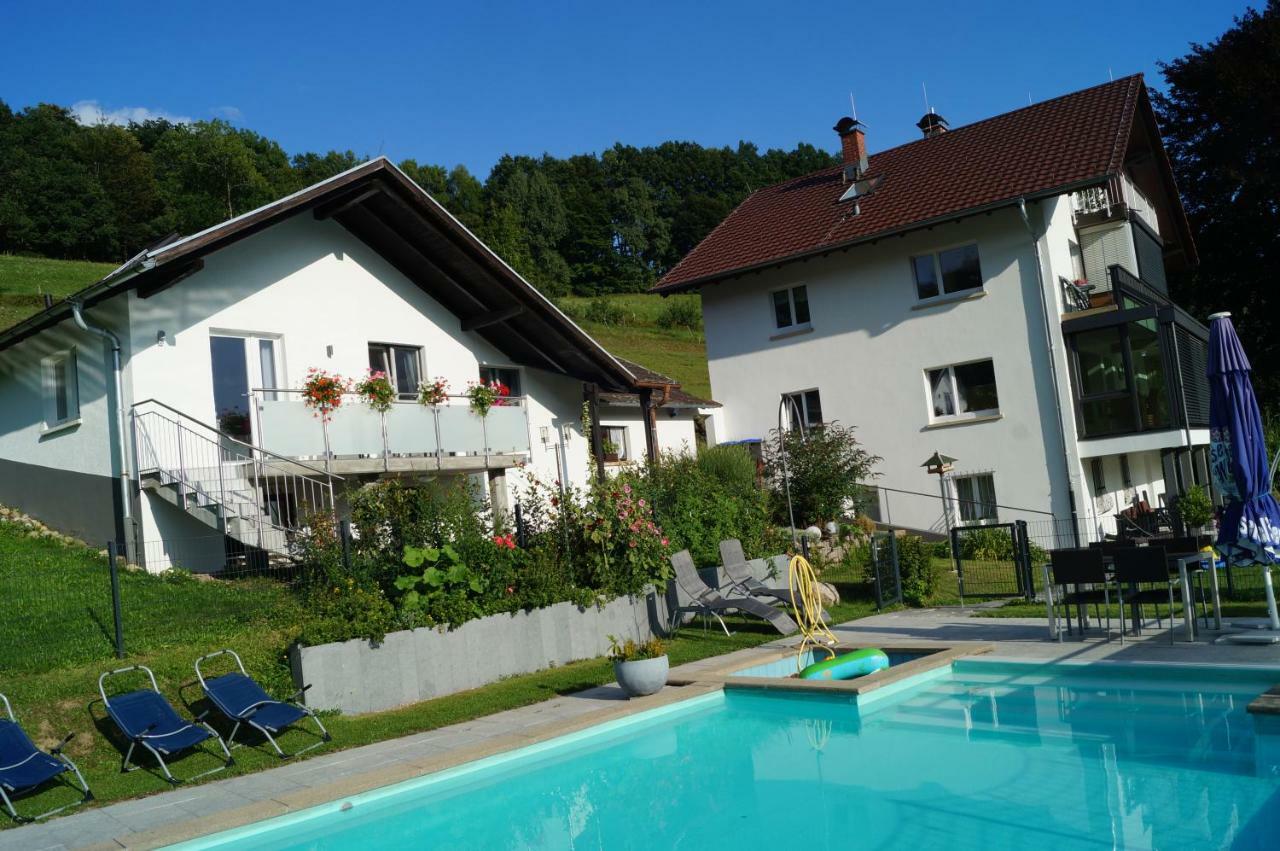 Traumhafte Ferienwohnung Mit Pool Steinen  Bagian luar foto